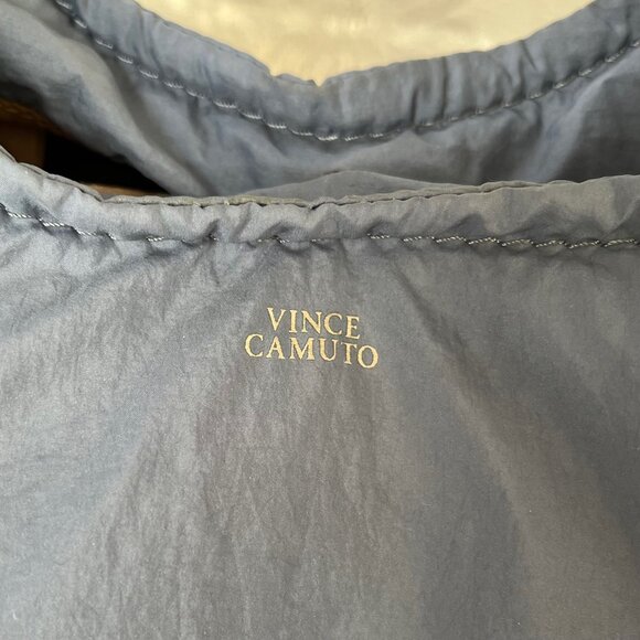 Vince Camuto Harlo Tote Pouchy Purse Handbag Crossbody Blue - Picture 11 of 16